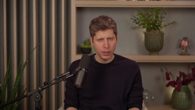 Sam Altman states his belief that AI will be a distributed technology like the transistor.