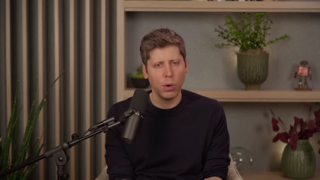 Sam Altman explains why current devices like phones are not ideal for an ambient, proactive AI companion.