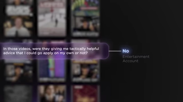 Differentiating Entertainment vs. Education Content