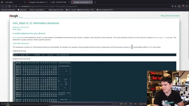 A blog post providing a detailed write-up of the CVE-2015-1548 information disclosure vulnerability.