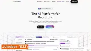 Juicebox website for The AI Platform for Recruiting