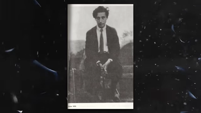 A black and white photo of Victor Neuburg depicts his psychological toll
