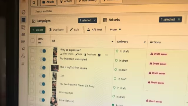 A screenshot showing Meta ad campaign results, including total amount spent and cost per result, demonstrating successful ad scaling.