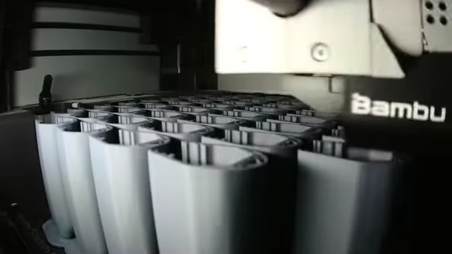 Batch of 3D printed pen casings being manufactured.