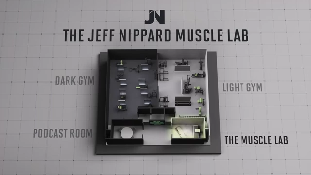 Floor plan of Jeff Nippard's Muscle Lab, highlighting the dedicated research facility where scientific studies will be conducted.