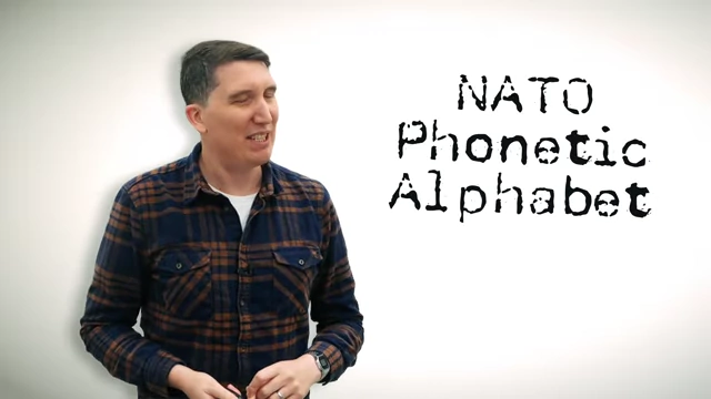 The common misnomer "NATO Phonetic Alphabet" is corrected to "spelling alphabet."