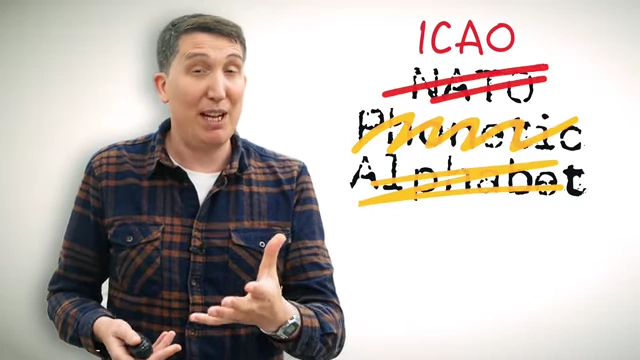 The name "NATO Phonetic Alphabet" is corrected to "ICAO Phonetic Alphabet" to reflect its true origin.