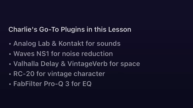 List of Charlie's Go-To Expensive Plugins