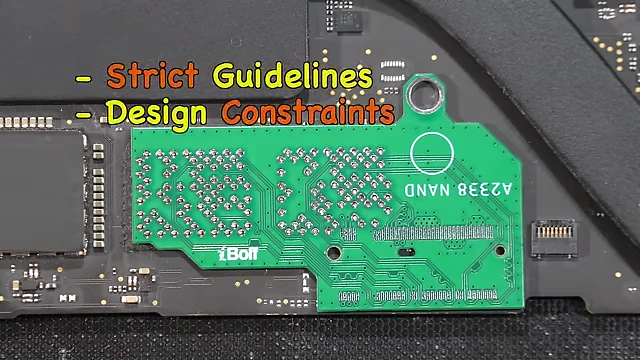 PCB highlighting strict design guidelines and constraints for PCI protocol