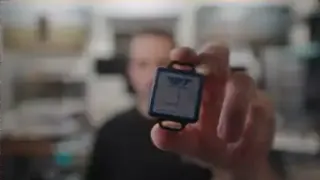 A small Wit Motion accelerometer, a portable device for measuring motion and vibration.