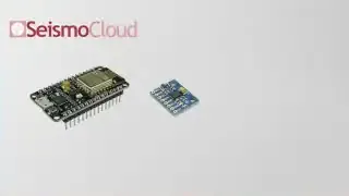 Electronic components for the SeismoCloud DIY sensor: a NodeMCU Wi-Fi board and an MCU5060 accelerometer.