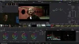 DaVinci Resolve interface with Contour plugin open and a look applied