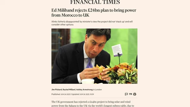 News of the UK government rejecting the Xlinks project