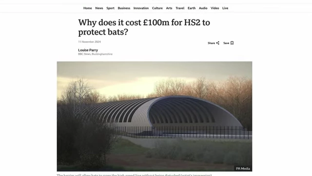 The controversial £119 million bat tunnel for HS2