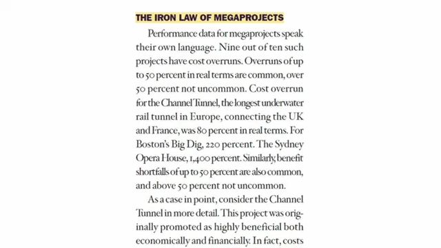 Details on the 'Iron Law of Megaprojects' performance data