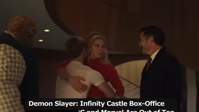 News headline states Demon Slayer: Infinity Castle outranked DC and Marvel at the box office
