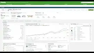 Fidelity US Equity Index Fund showing performance snapshot