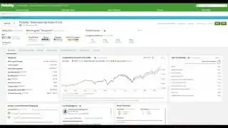 Fidelity International Index Fund performance screenshot