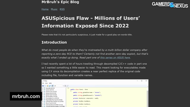 Paul的博客揭示MyASUS/RMA系统漏洞