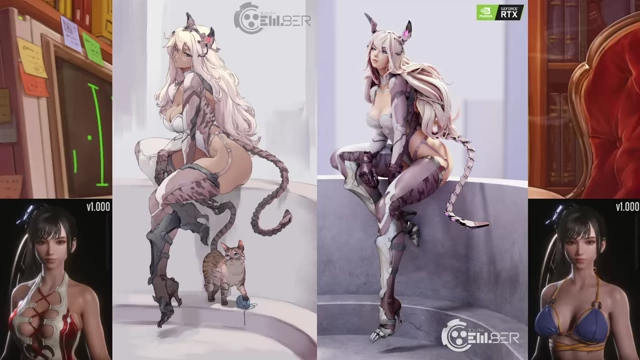 《Ember》角色的概念艺术与3D模型对比，揭示Mark Kern在《星刃》服装审查问题上的双重标准。