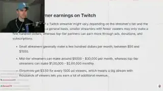 Streamer Earnings on Twitch