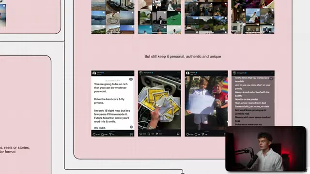 Examples of Instagram posts that maintain a personal, authentic, and unique feel, including old notes, parking tickets, and personal photos.