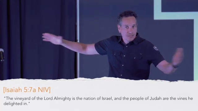 Isaiah 5:7a NIV on screen