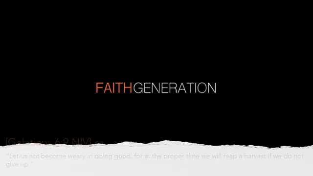 Galatians 6:9 NIV on screen