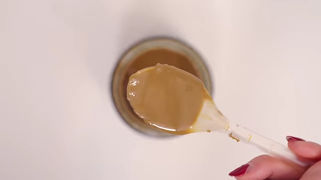 A spoonful of thick, roasted Chinese sesame paste.