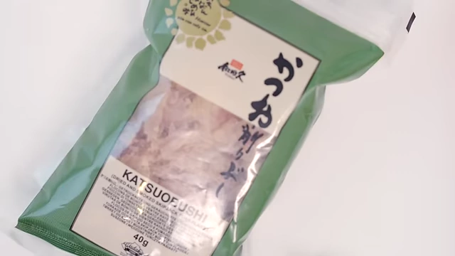 A packet of Katsuobushi (bonito flakes).