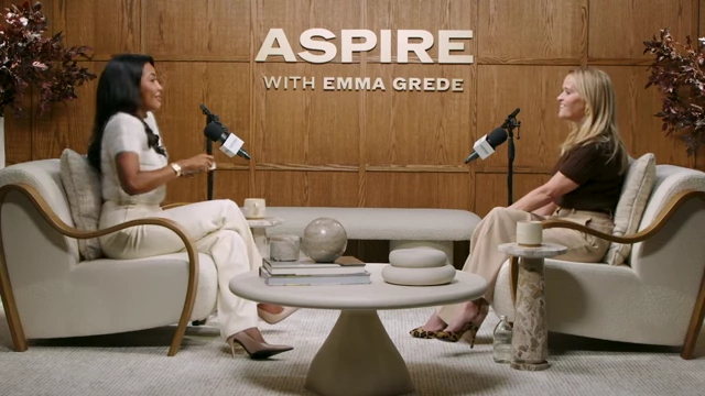 Emma Grede and Reese Witherspoon sharing financial advice for women