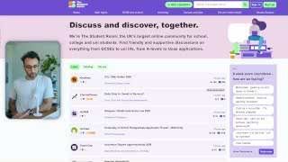 A screenshot of 'The Student Room' forum, an online community for UK students