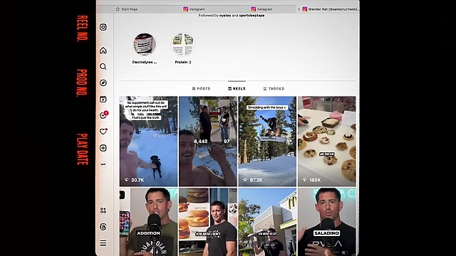 A grid of Santa Cruz Medicinals' low-production, personality-driven content on Instagram Reels.