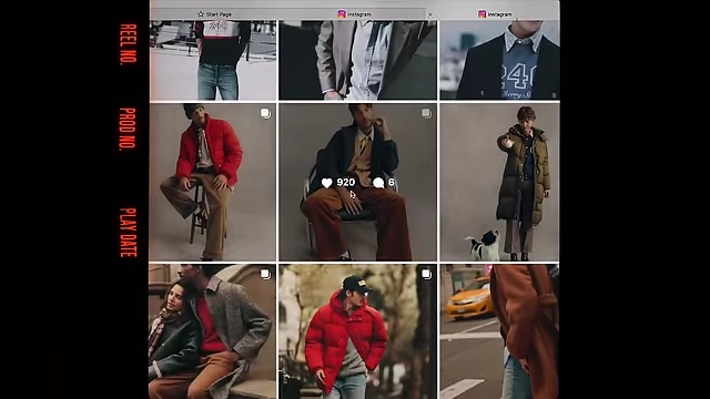 A grid of Gaunt's product carousels.
