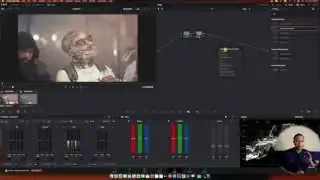 DaVinci Resolve UI showcasing the DCTR node applied to footage