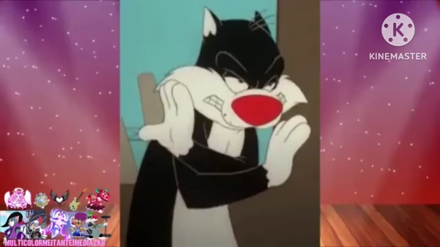 A cartoon cat, Sylvester, appears as a character in the narrative.