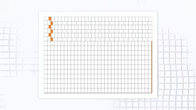 A grid-based diagram illustrating an orthogonal packing solution for A10s onto an A0 sheet, showcasing how extra pieces can be fitted due to rounding.