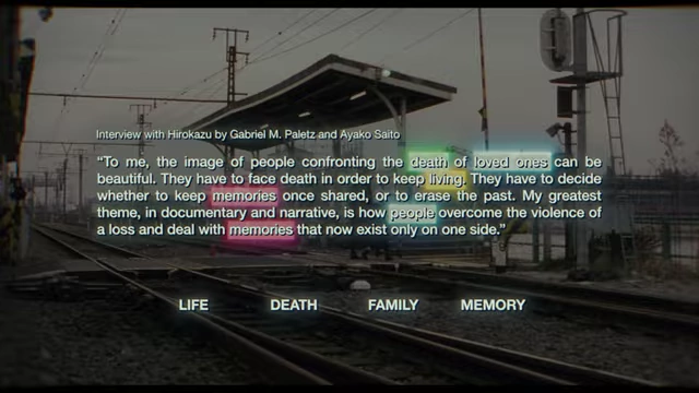 Four keywords that form the pillars of Kore-eda's cinema.