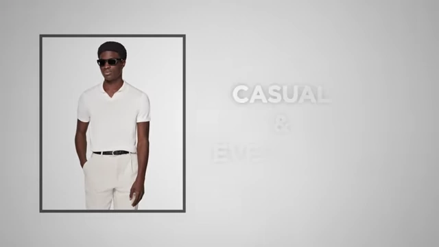 A white polo styled for a casual everyday look.