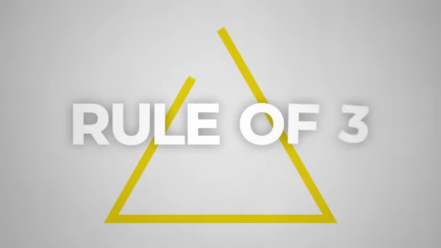 The "Rule of Three" for accessorizing with jewelry.