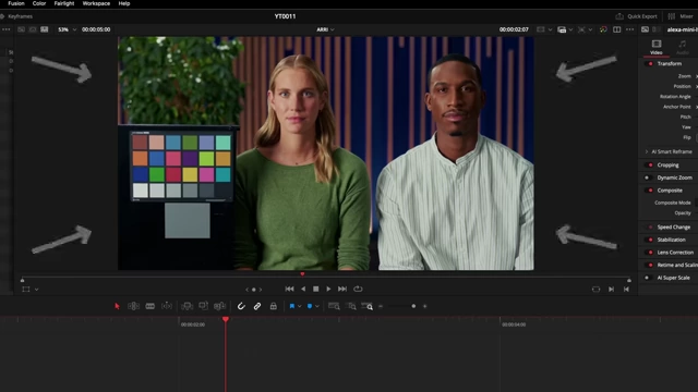 Gray background in viewers to aid in image edge evaluation