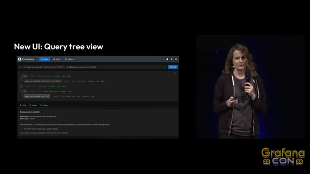 New Prometheus UI: Query Tree View