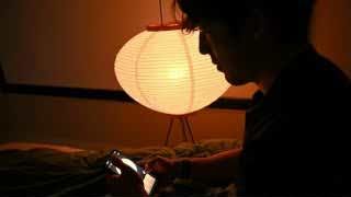 Dim warm lighting in a bedroom