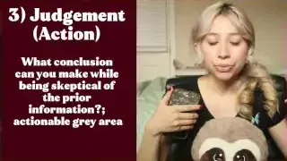 The third step in emotional regulation is Judgement: determining what conclusion can be made while being skeptical of the prior information to form an actionable gray area