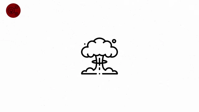 Icon of a mushroom cloud, symbolizing a nuclear bomb detonation