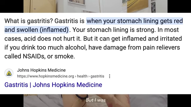 A definition of gastritis from Johns Hopkins Medicine.