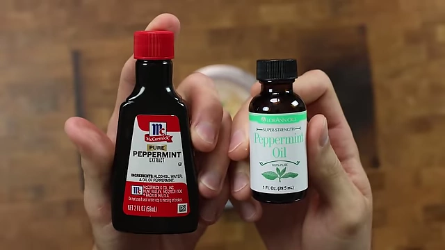 McCormick (mellow mint) and LorAnn's (strong mint) peppermint extracts for flavor options.
