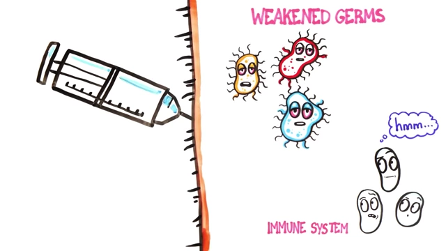 A whiteboard animation illustrating how vaccines introduce weakened germs to the body, allowing the immune system to recognize them and build defenses.