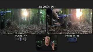 4K 240fps Comparison of ATV in Woods