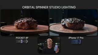 Orbital Spinner Studio Lighting Comparison